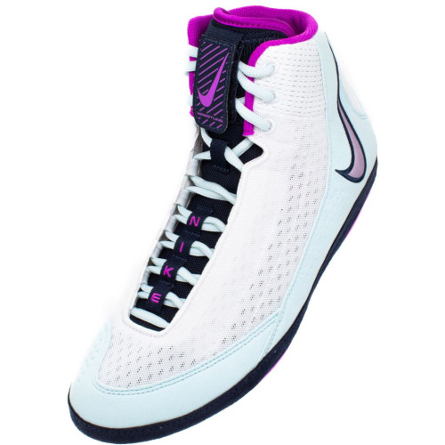 Y*u様 Nike Wrestling Shoes ホワイト/パープル Wrestling Shoes Nike Inflict 4 WHITE/HYPER VIOLET-GLACIER BLUE